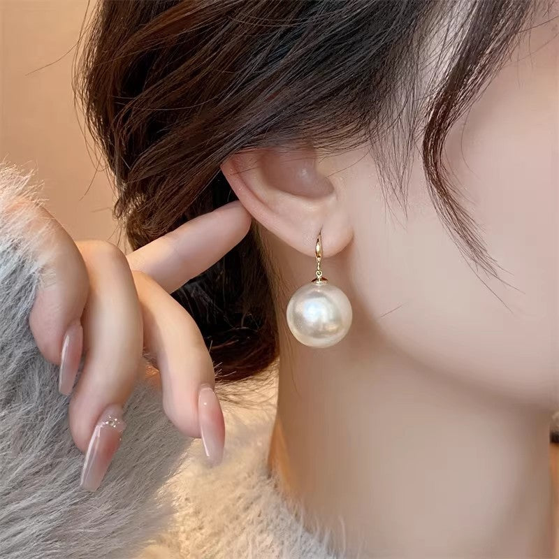 Pearl Geometric Earrings