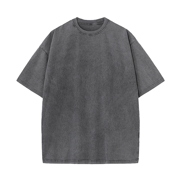 Heavyweight Vintage Washed Cotton T-Shirt - Durable 220g Cotton
