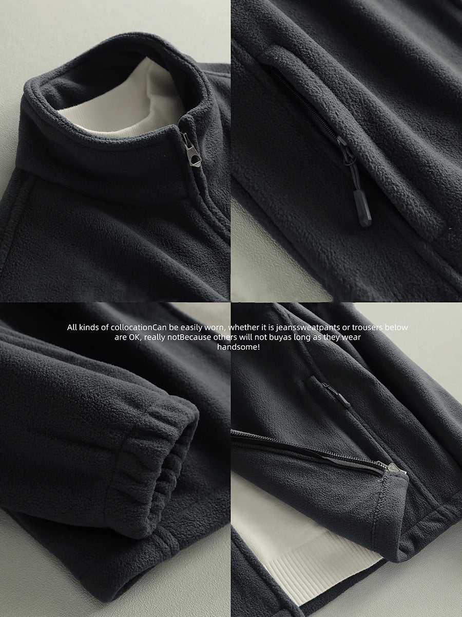 Stratus Fleece Jacket with Stand Collar