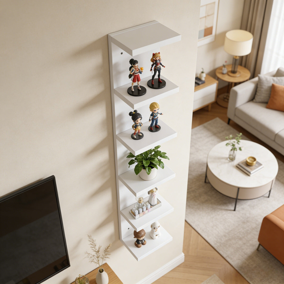 Multi Layer Wall Mounted Storage Shelf