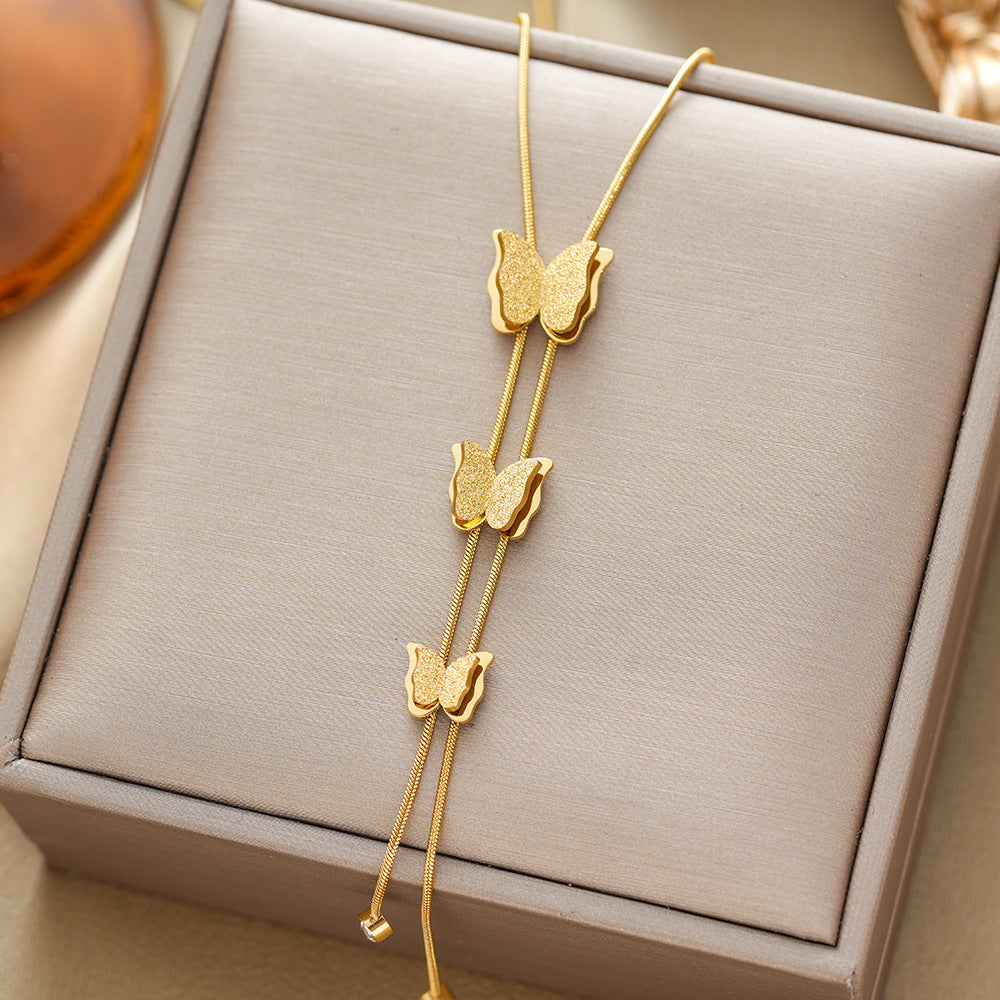 All-titanium steel necklace