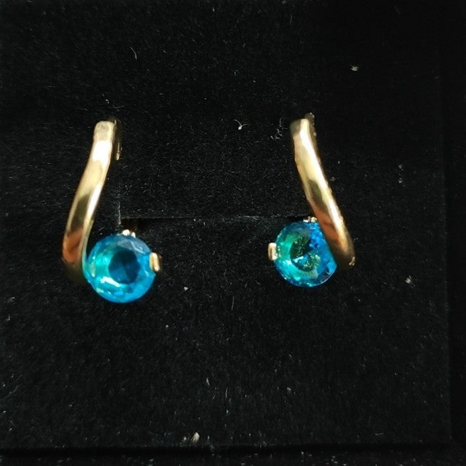 Arcadia Geo Zircon Earrings