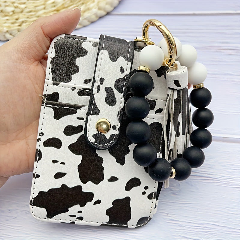 Silicone Leopard Print Sunflower Cow Pattern Bracelet