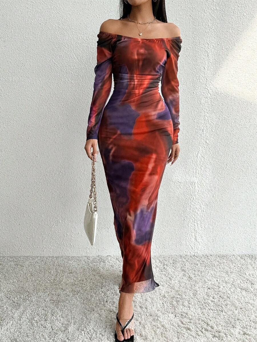 Linea Split Collar Bodycon Dress