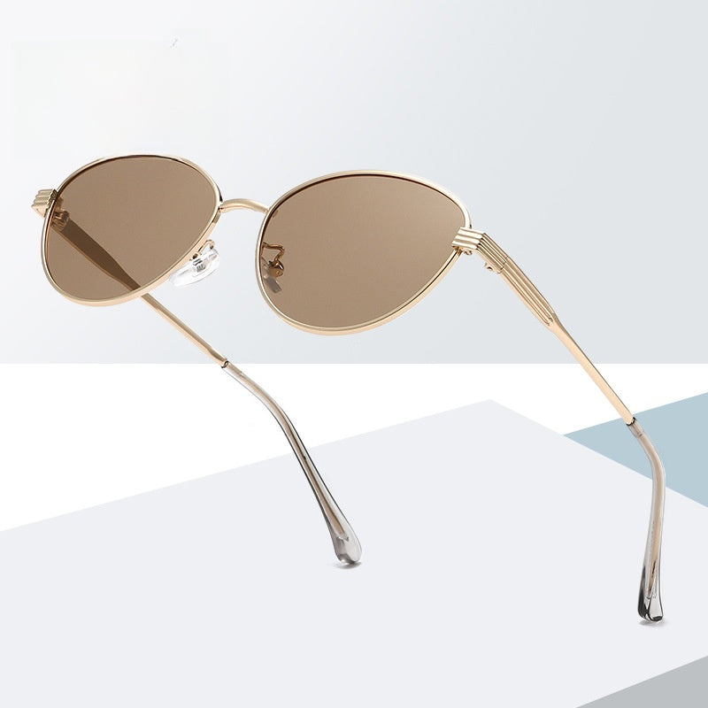 Round Frame Polarized Sunglasses for Women