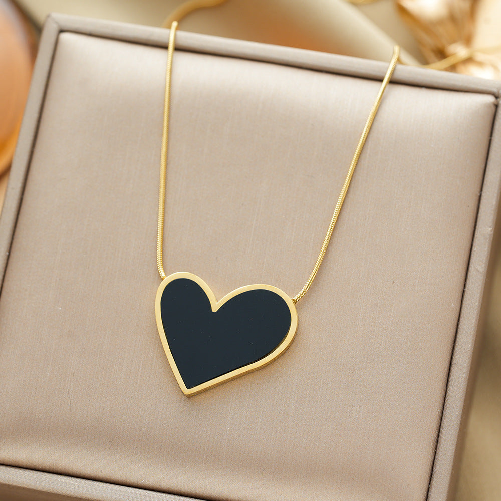 All-titanium steel necklace