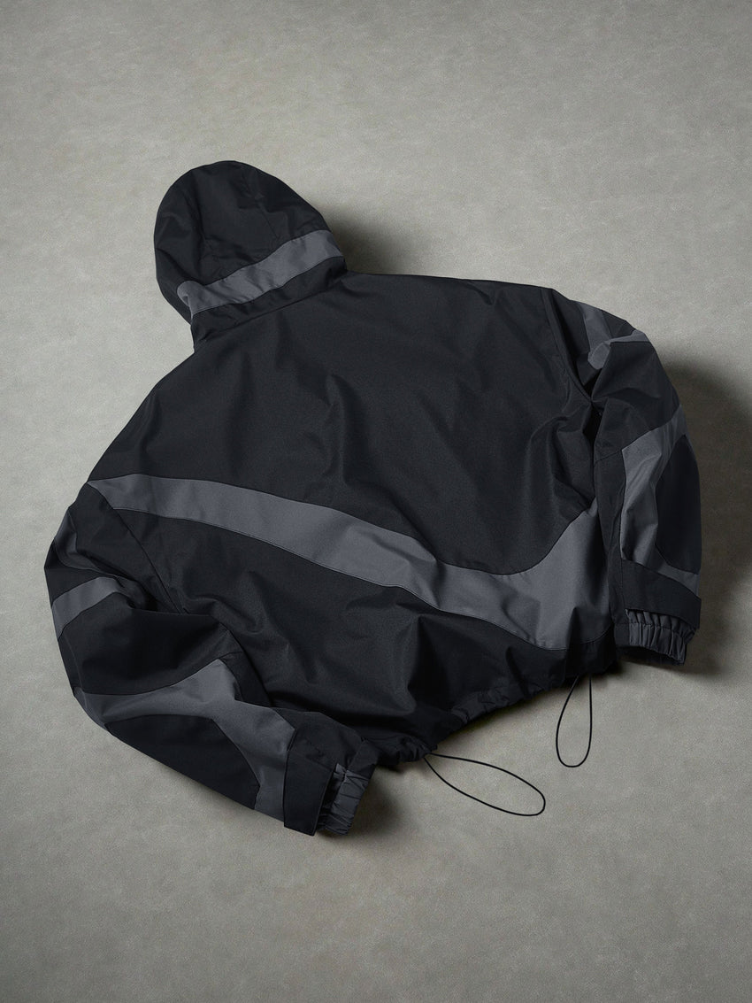 Mens Hooded Sporty Zipper Jacket