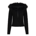 Slimming Knit Short Coat for Women