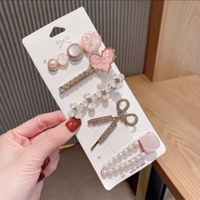 Starfish eight-piece hairpin