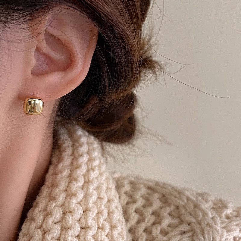 Linea Geometric Metal Earrings