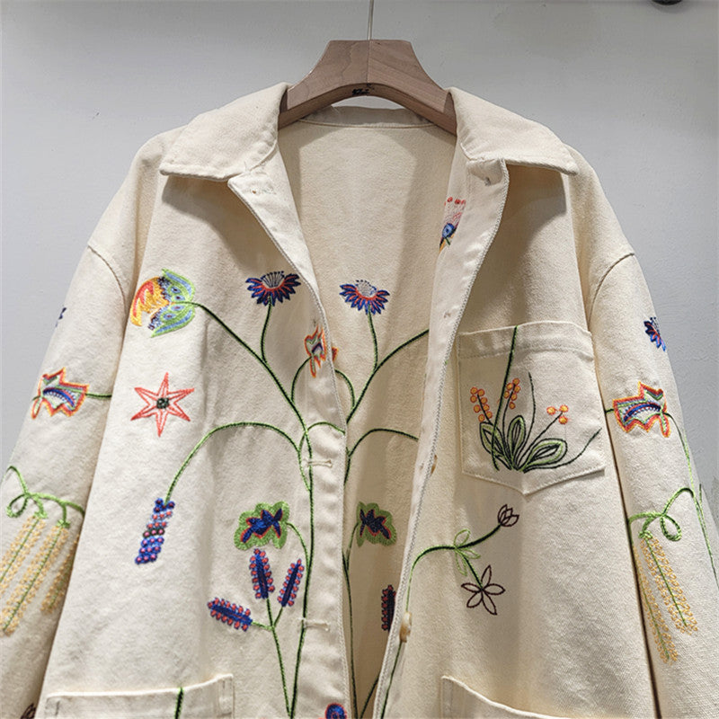 Embroidered Denim Jacket