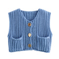 Knitted vest