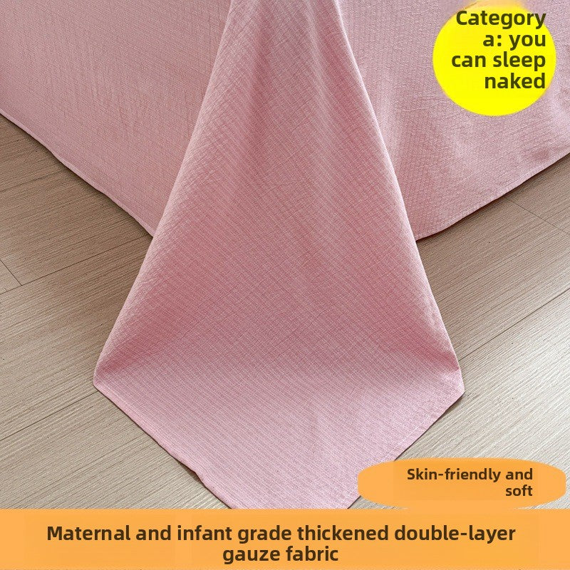 Double-layer gauze bed sheets