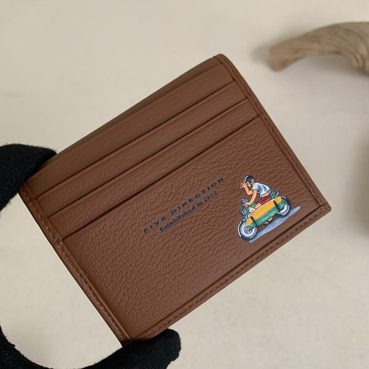 5 Direction Leather Card Holder