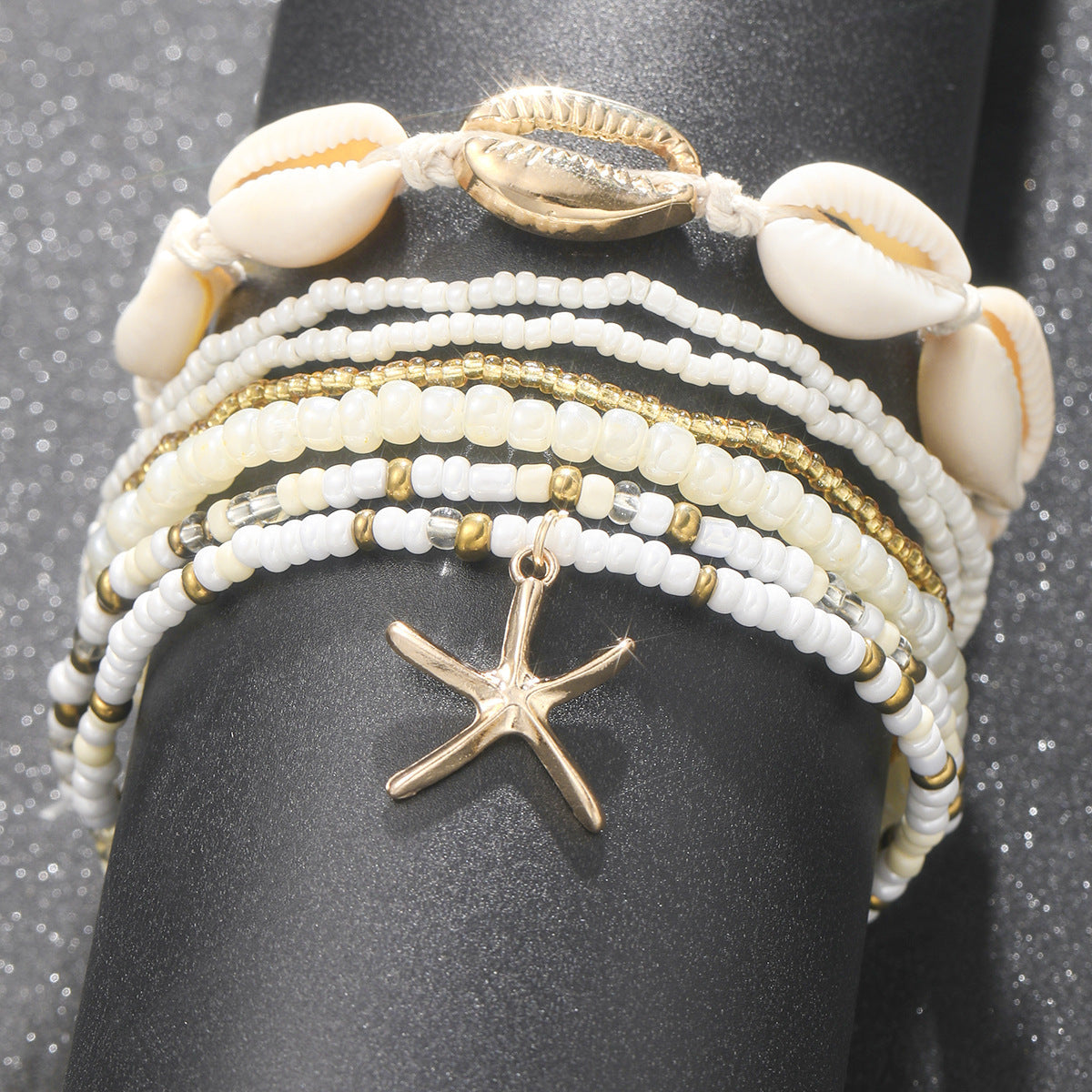 Geometric Heart Knot Bracelet Set