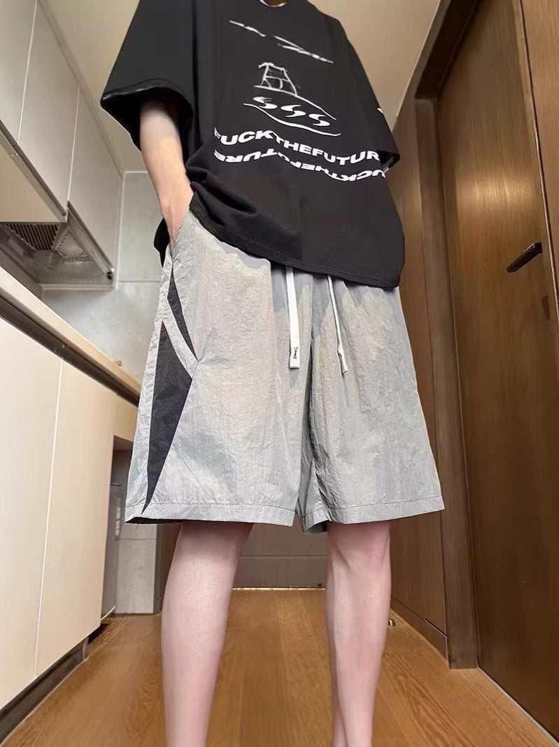 Mens Ice Silk Breathable Quick-Dry Shorts