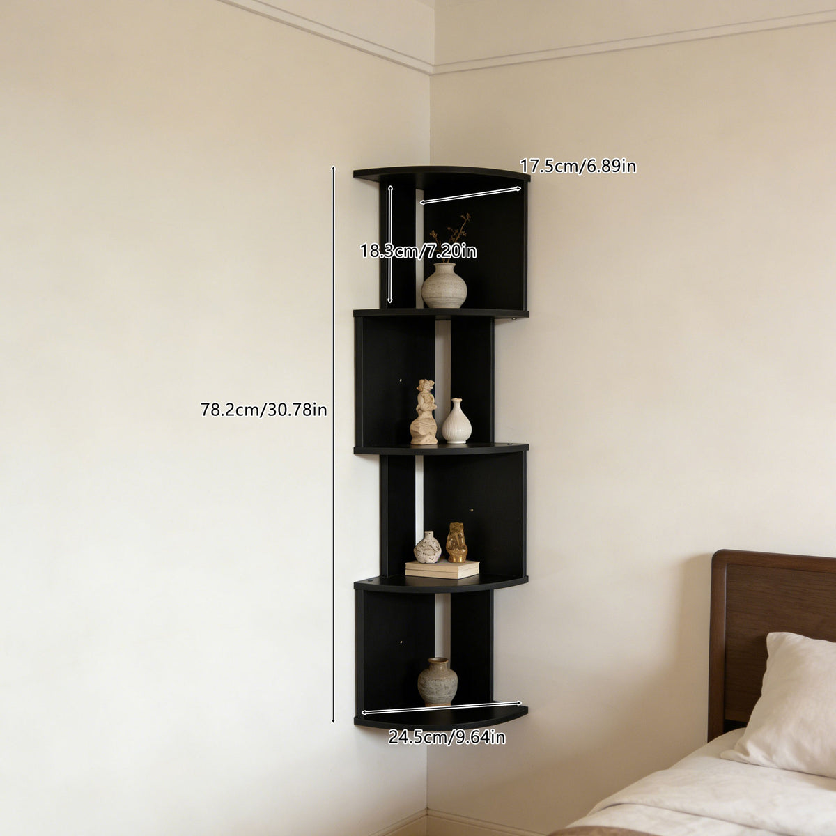 Multi Layer Wall Mounted Storage Shelf