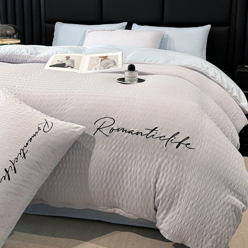 Minimalist Washed Cotton Bedding Set