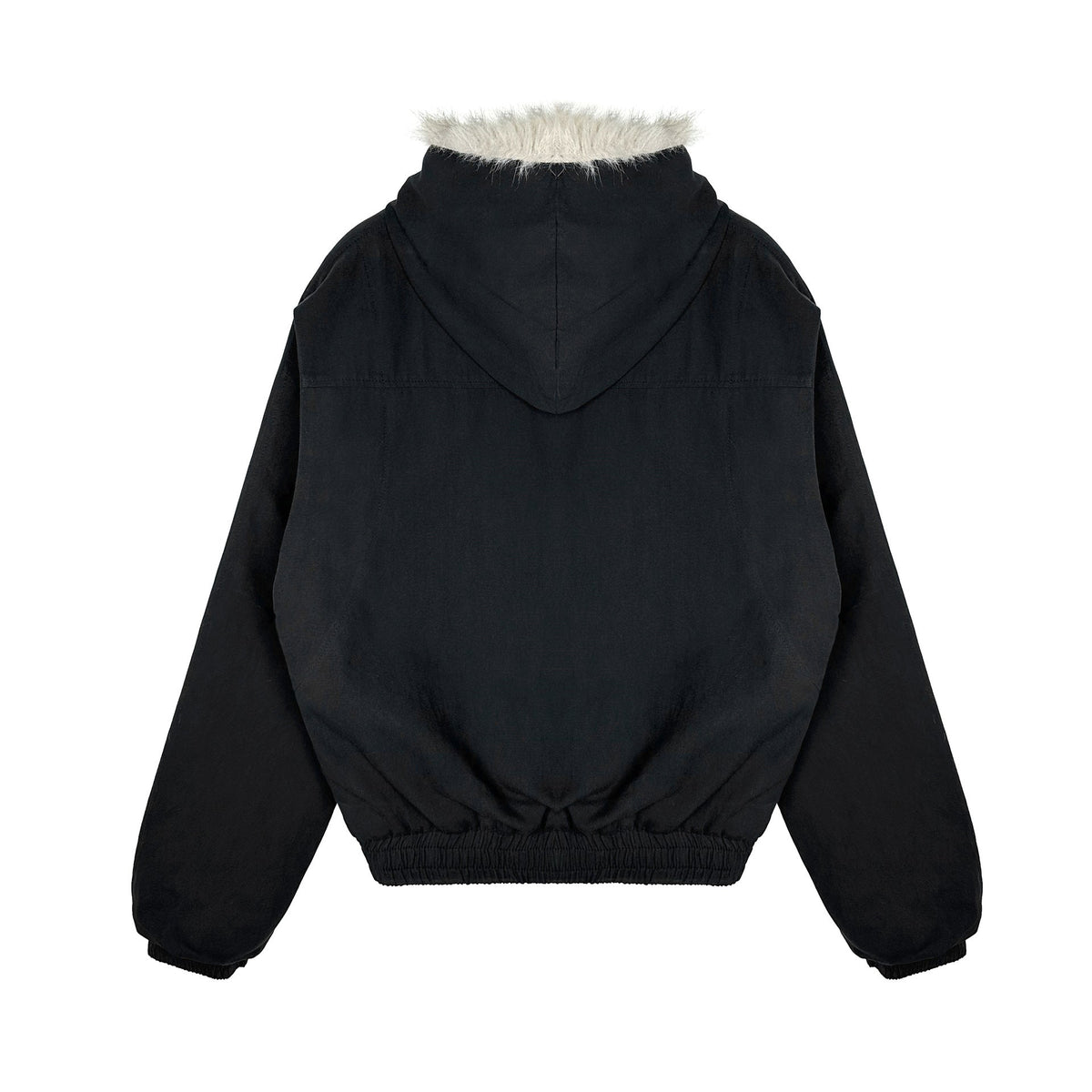 Cotton Padded Faux Fur Hooded Jacket - Urban Winter Essential