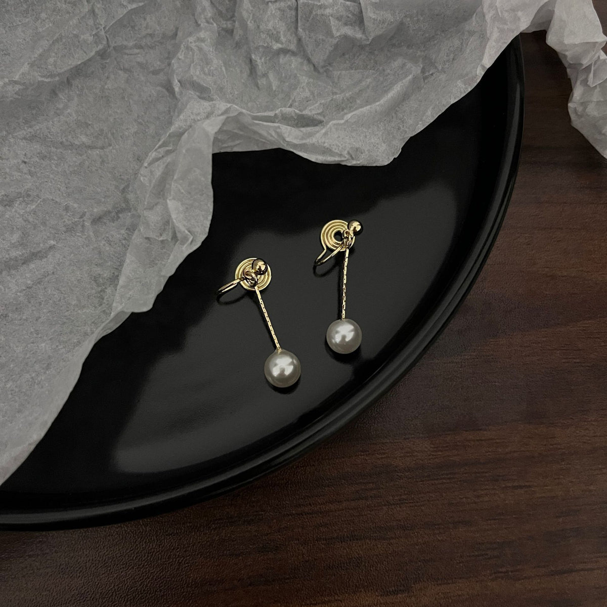 Aurielle Clip-On Pearl Earrings