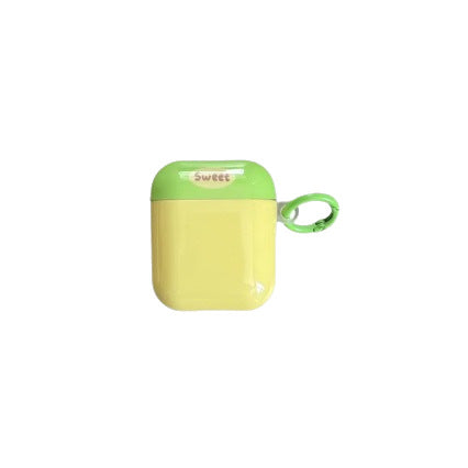3D Green Apple AirPods Protective Case with Lanyard