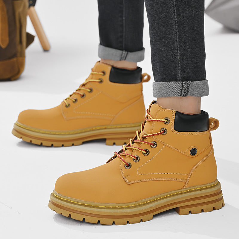 Genuine Leather Casual Boots for Men