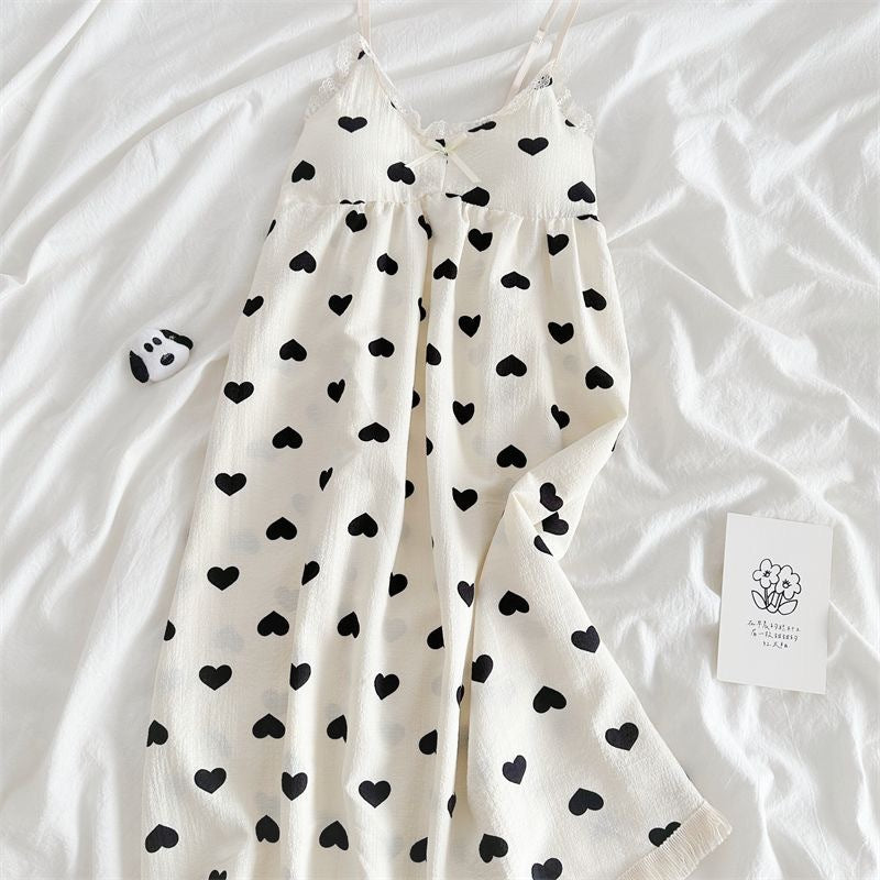 Women's Sling Strap Cotton Nightdress