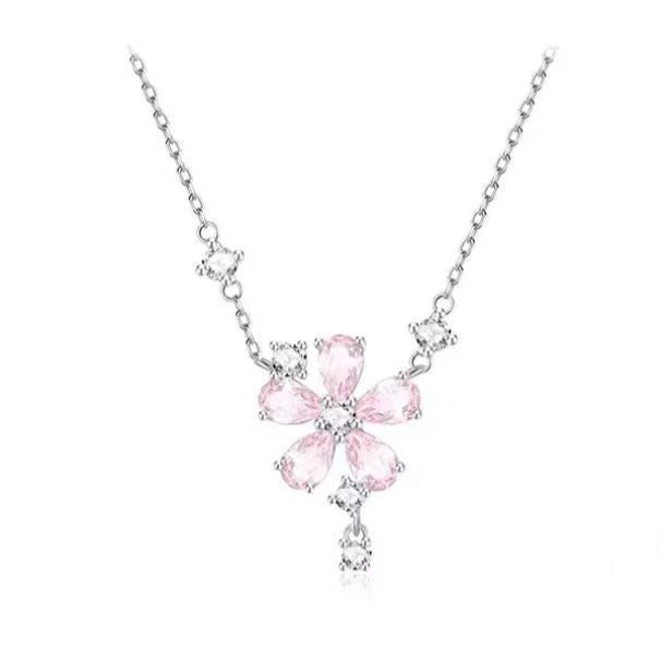 White Copper Butterfly Dream Necklace