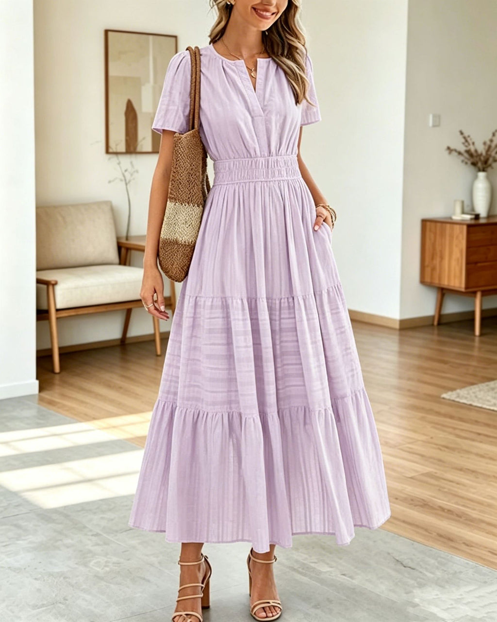 Short-Sleeve Dress
