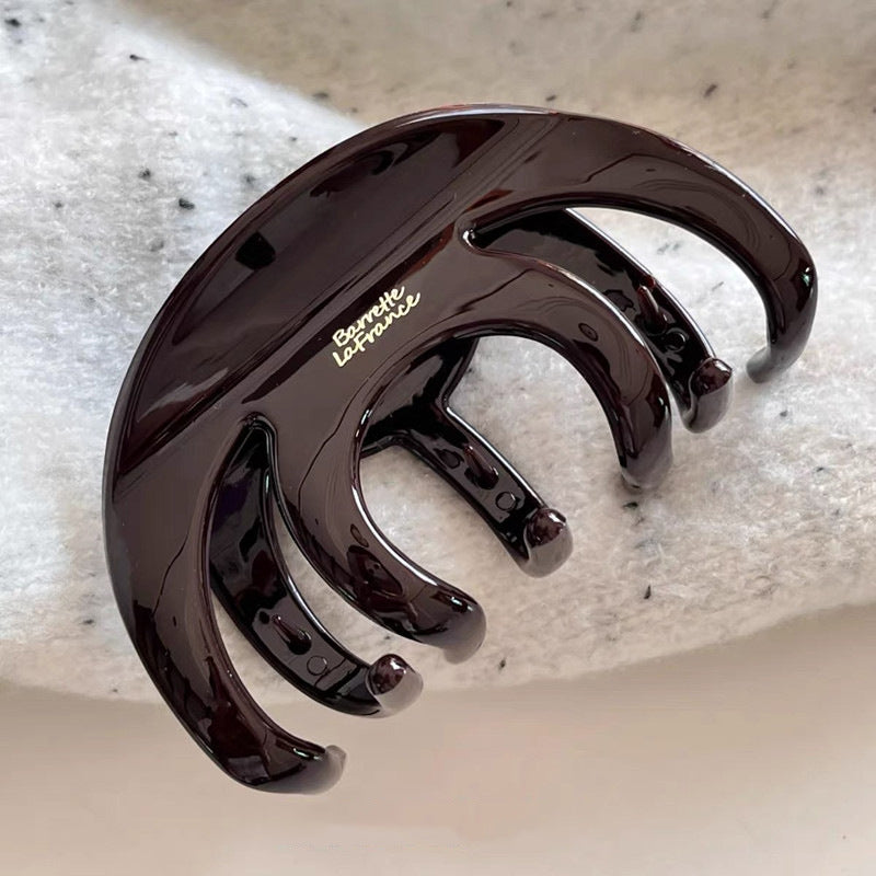 Shark clip for the back of the head