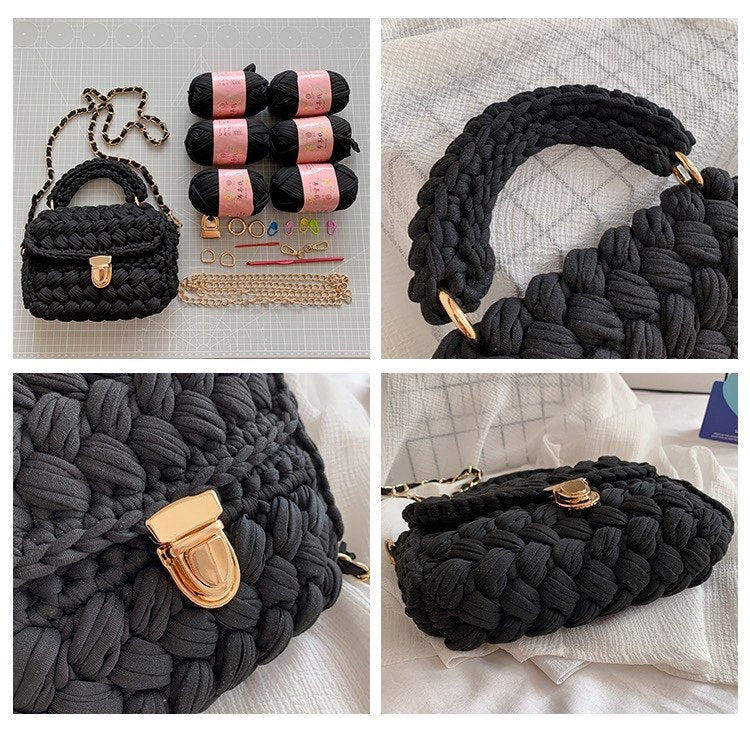 Handwoven DIY Crochet Bag Kit