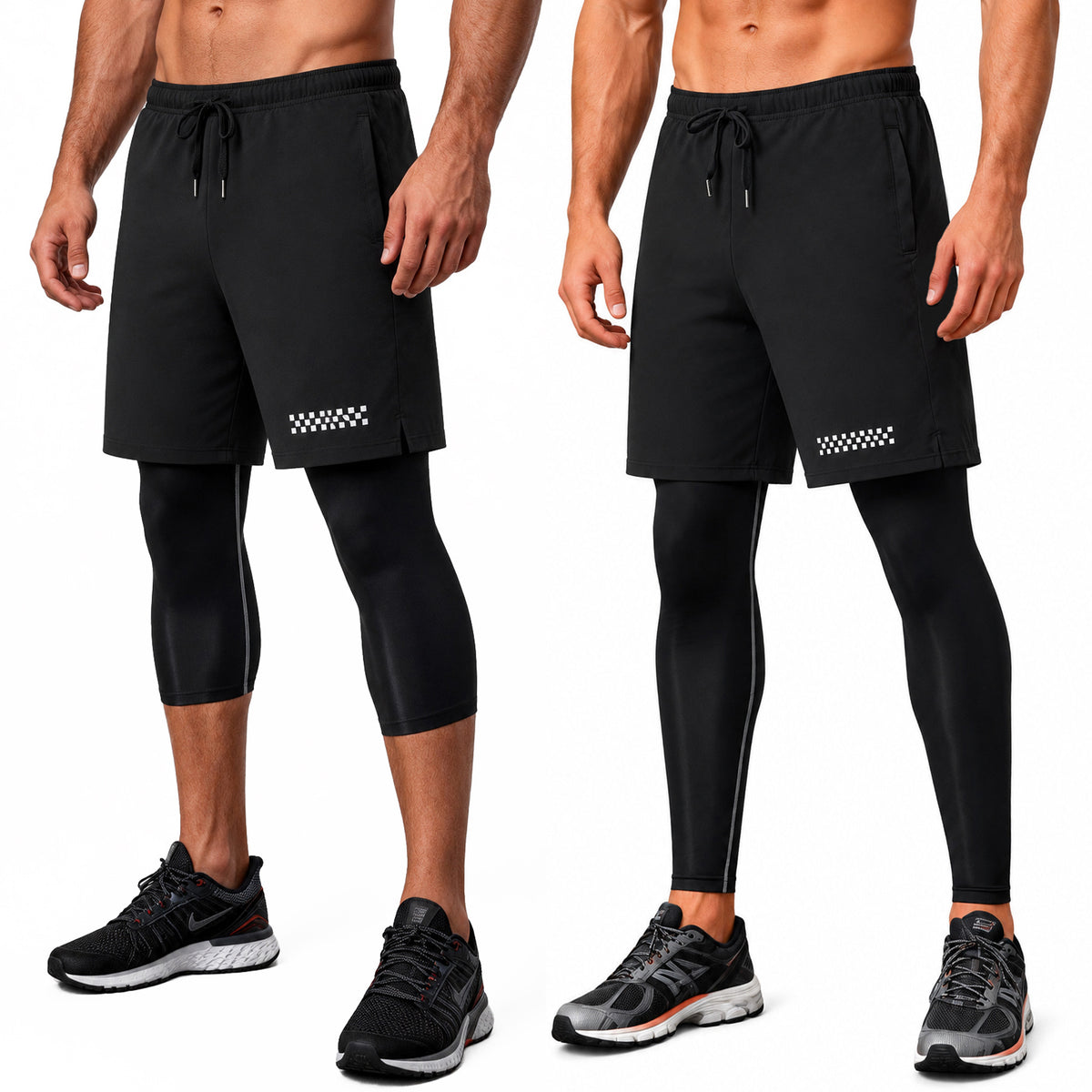 Mens Quick-Dry Elastic Training Shorts - Lightweight & Breathable