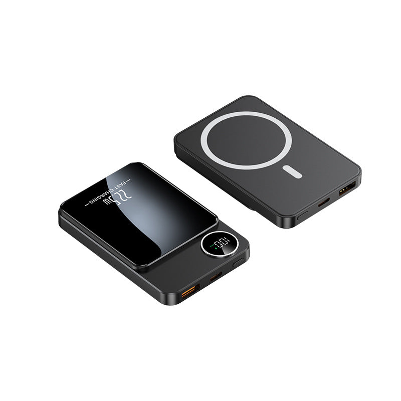 Magnetic wireless ultra-thin power bank