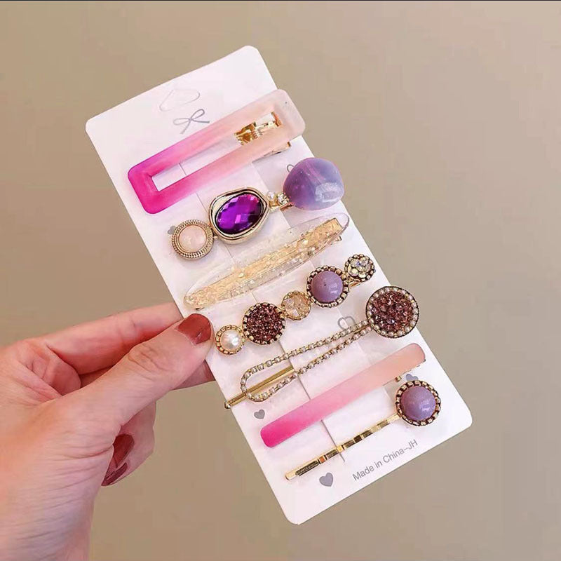 Starfish eight-piece hairpin