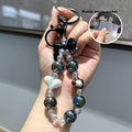 Cute Flower Bow Beaded Key Chain