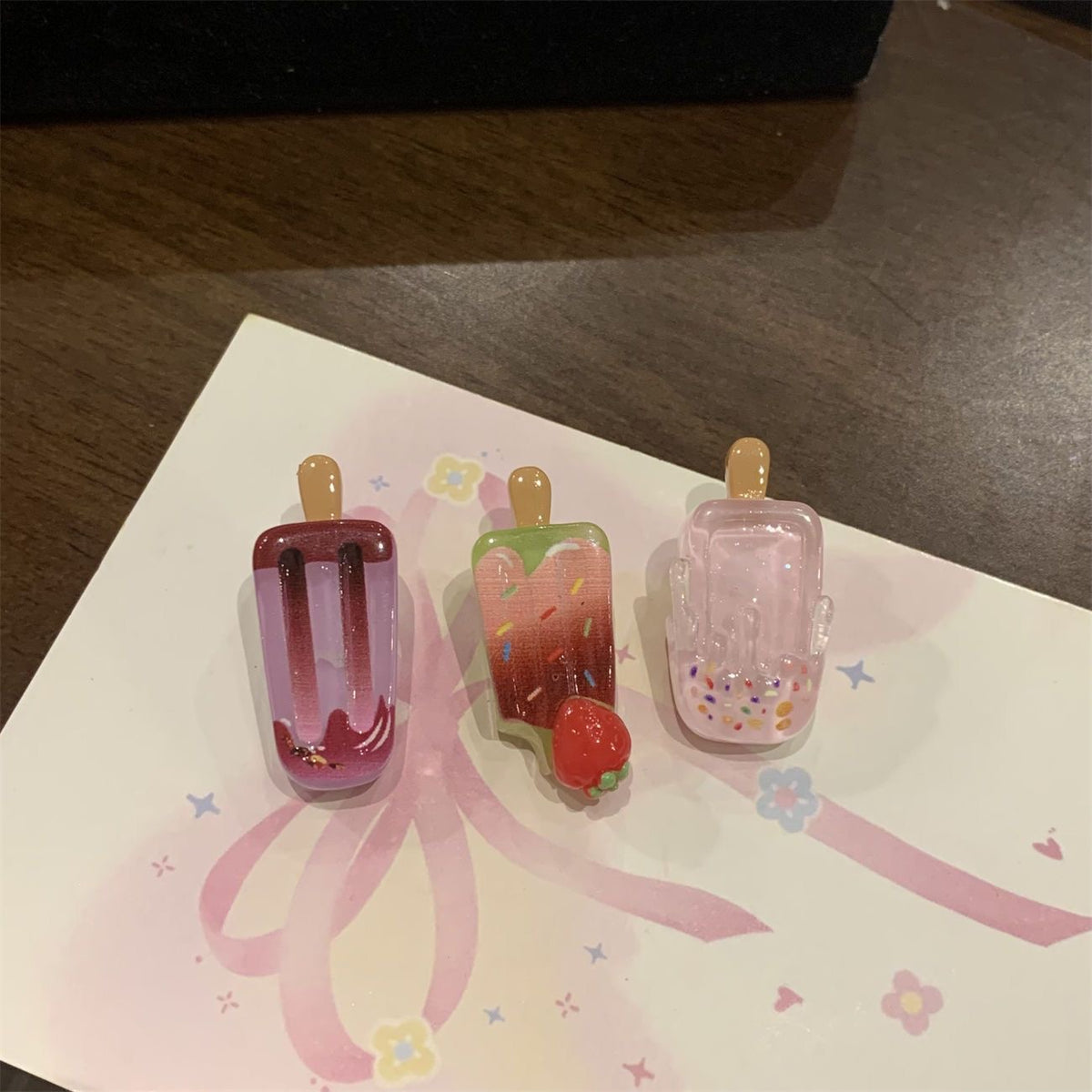Creative Cartoon Ice Cream Hair Clip