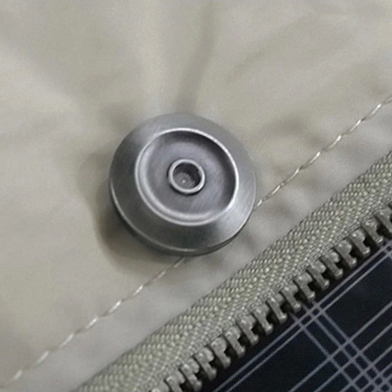 Mens Stand Collar Casual Jacket