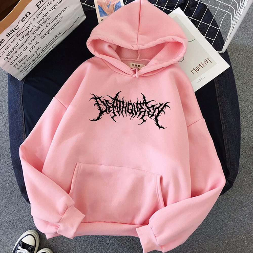 Fleece-lined hooded sweatshirt