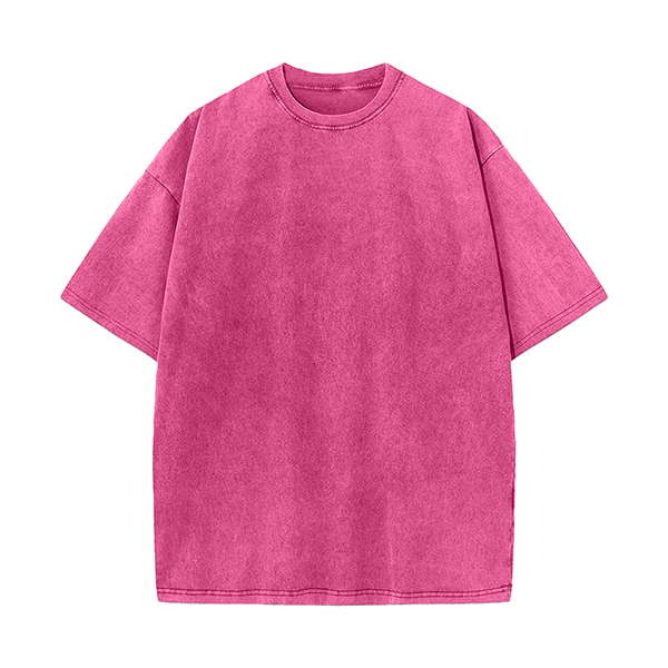 Heavyweight Vintage Washed Cotton T-Shirt - Durable 220g Cotton