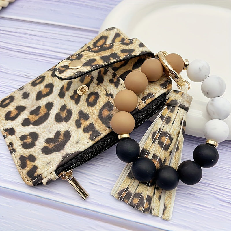 Silicone Leopard Print Sunflower Cow Pattern Bracelet