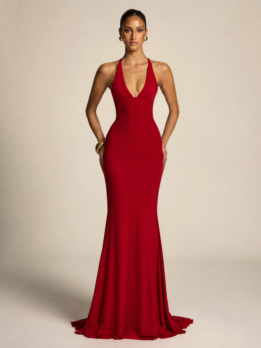 Svelteira Fishtail Evening Dress
