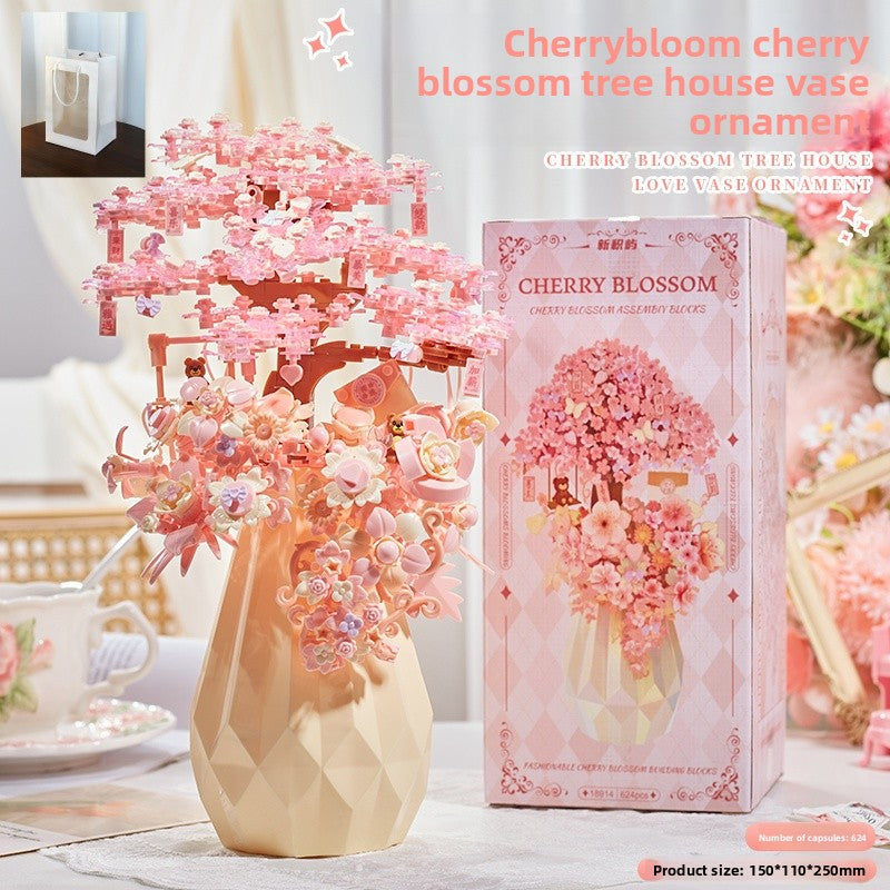 DIY Building Block Flower Bouquet