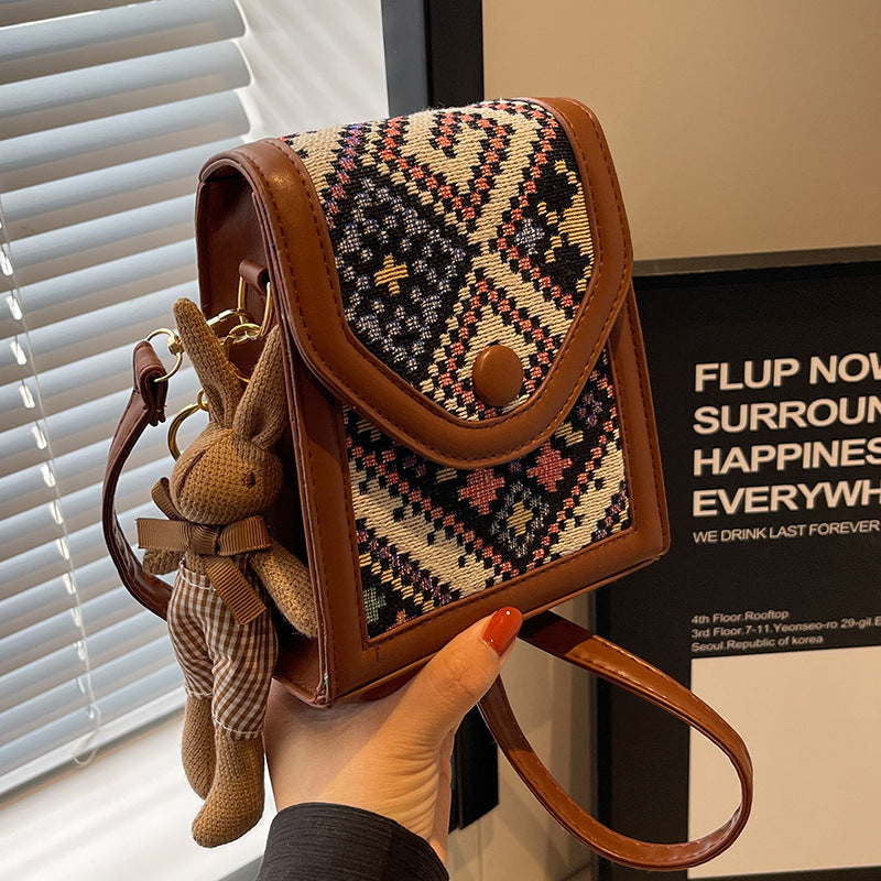 Ethnic Style Crossbody Phone Bag