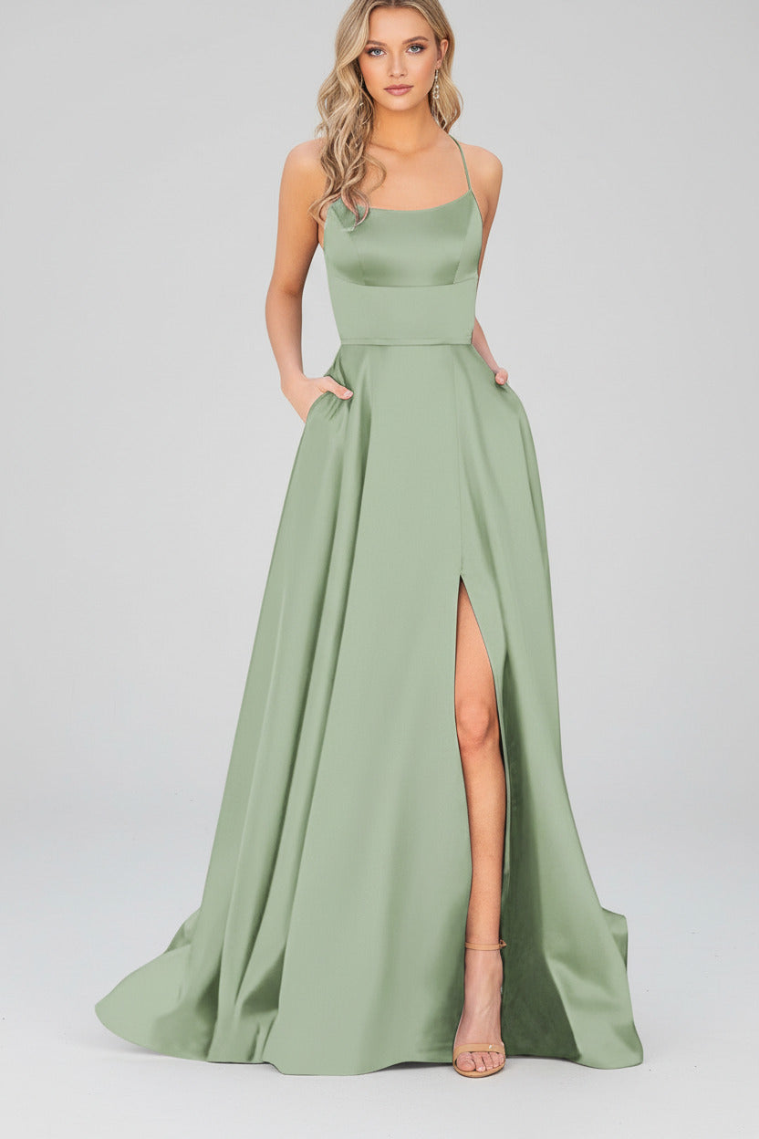 Luma Satin Bridesmaid Dress