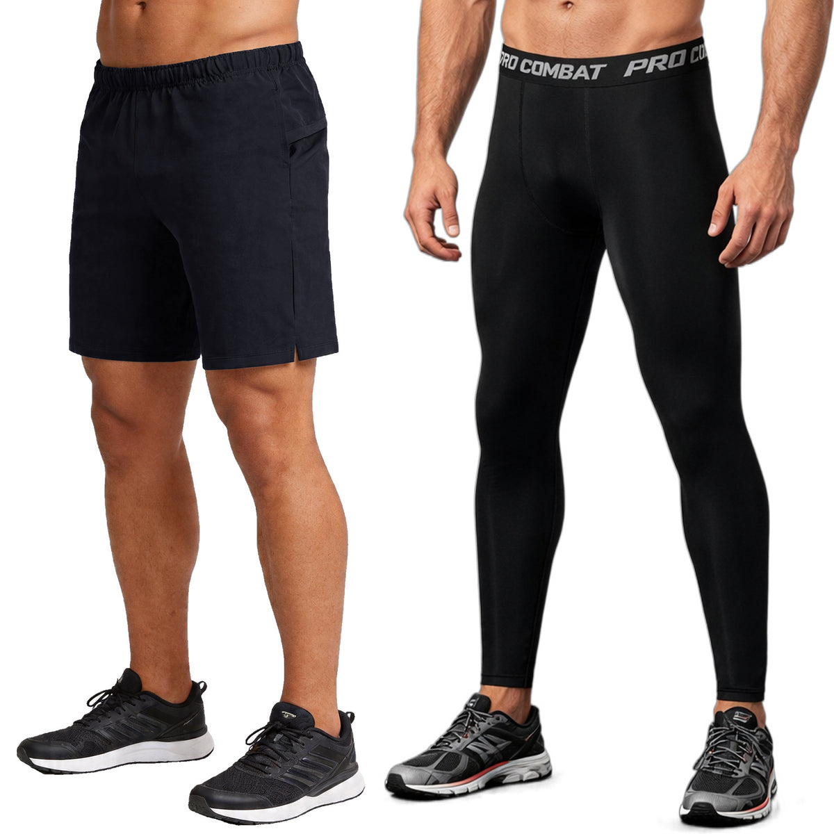 Mens Quick-Dry Elastic Training Shorts - Lightweight & Breathable