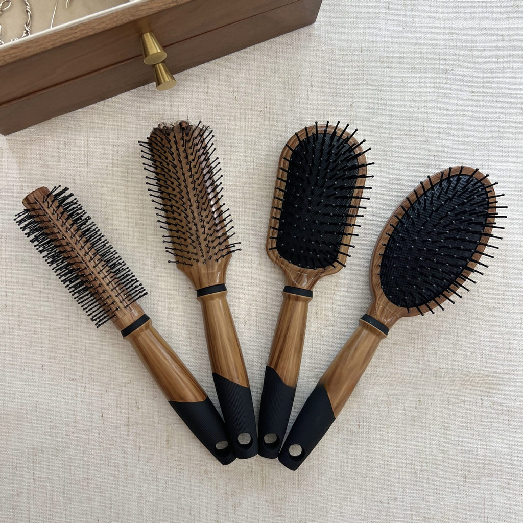 Wood Grain Air Cushion Hair Styling Brush