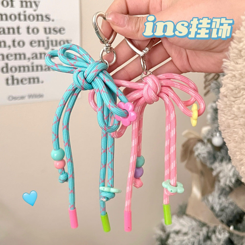 Creative Woven Rope Keychain Pendant charm