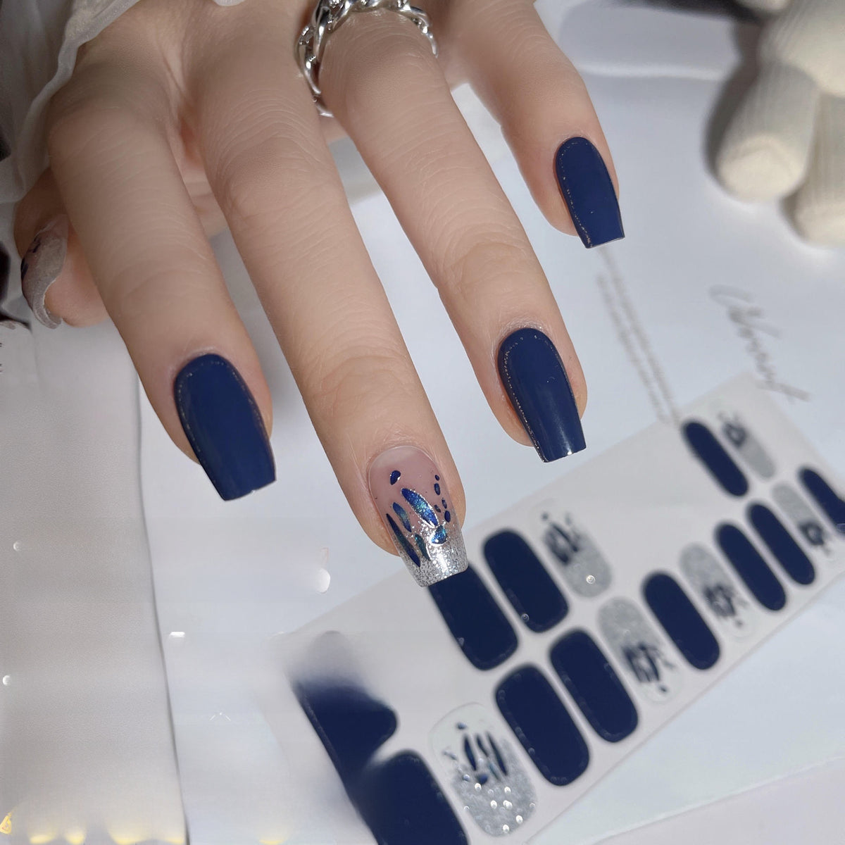 Gel Nail Stickers Waterproof 3D Design