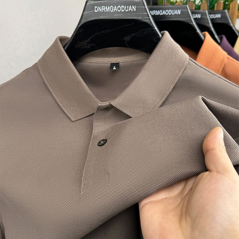 Mens Cotton Polo Shirt Short Sleeve t shirt
