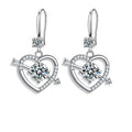 Heart-shaped earrings